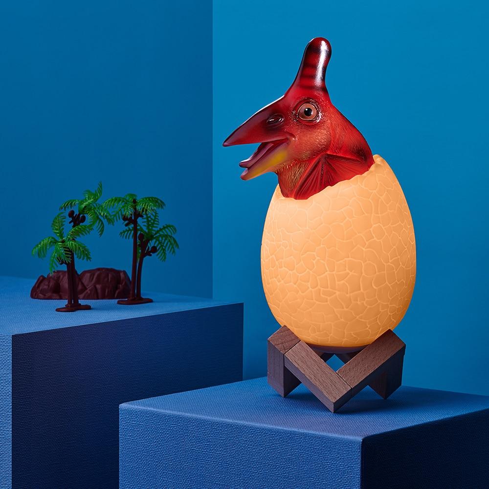Dinosaurier-Ei LED Farbwechsel Lampe