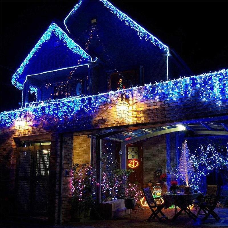 Frendorf | TwinkleTrail LED-Lichterkette Outdoor | Hängendes Design | Stimmungsvolle Beleuchtung für Garten & Balkon | Energieeffizient & Wetterfest