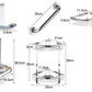 Original Badezimmer Hardware Set