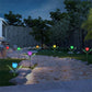 Frendorf | Tulumi Solar Gartenleuchte | Tulpen-Design | Farbige LED-Lichter | Wetterfeste Dekoration für Außenbereiche