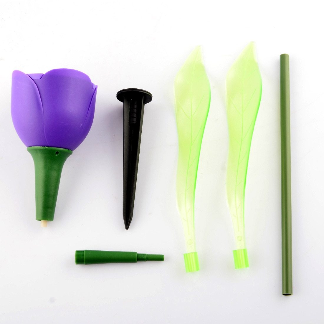 Frendorf | Tulumi Solar Gartenleuchte | Tulpen-Design | Farbige LED-Lichter | Wetterfeste Dekoration für Außenbereiche