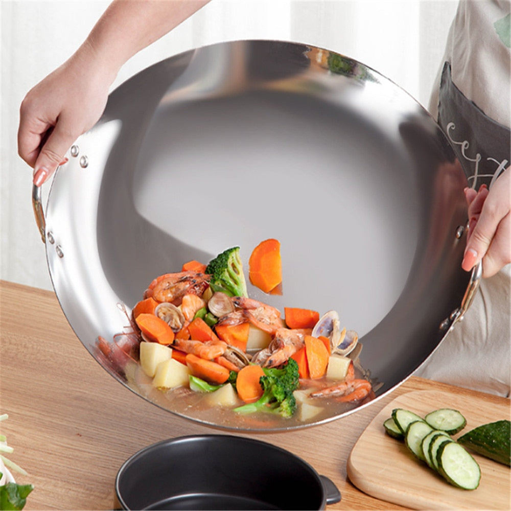 Edelstahl Wok Wellington (4 Größen)