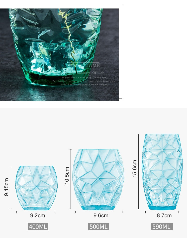 Buntes Glas Stein