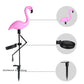Frendorf | FlamiGlow Solar Gartenlampe | Solarbetriebene Flamingo-Deko | Wetterfeste Außenbeleuchtung für Garten & Terrasse