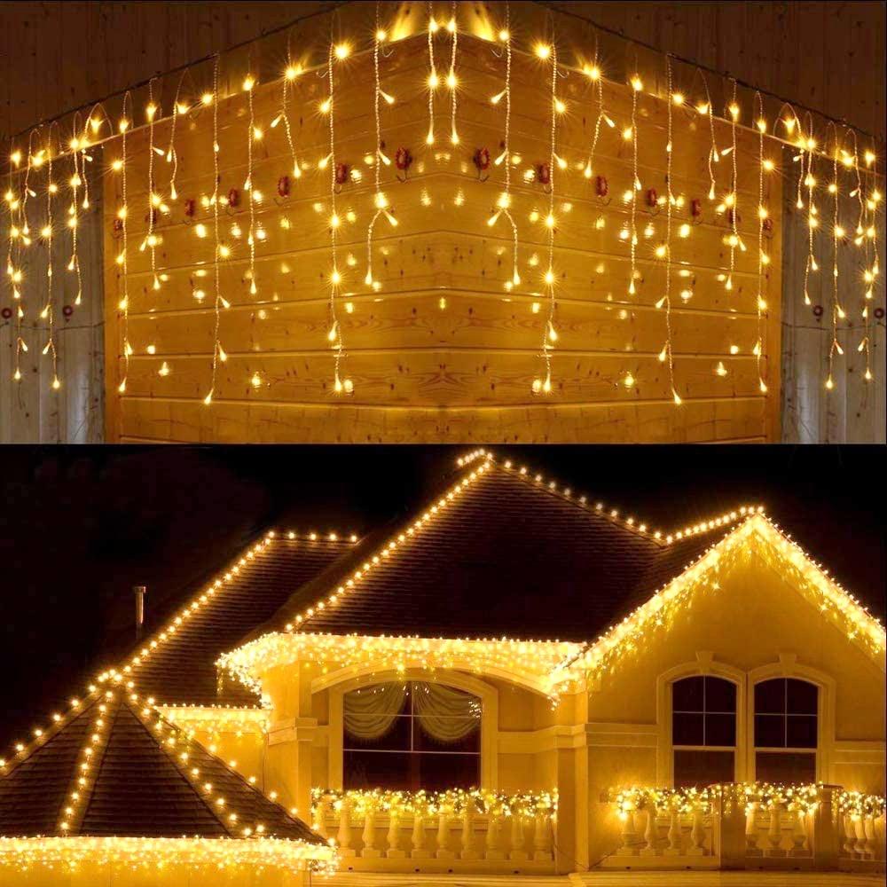 Frendorf | TwinkleTrail LED-Lichterkette Outdoor | Hängendes Design | Stimmungsvolle Beleuchtung für Garten & Balkon | Energieeffizient & Wetterfest