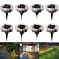 Frendorf | SolarStone Gartenleuchte | Solarbetriebene Wegbeleuchtung | Wetterfeste LED-Lampe | Warmweiß & Weiß