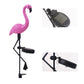 Frendorf | FlamiGlow Solar Gartenlampe | Solarbetriebene Flamingo-Deko | Wetterfeste Außenbeleuchtung für Garten & Terrasse