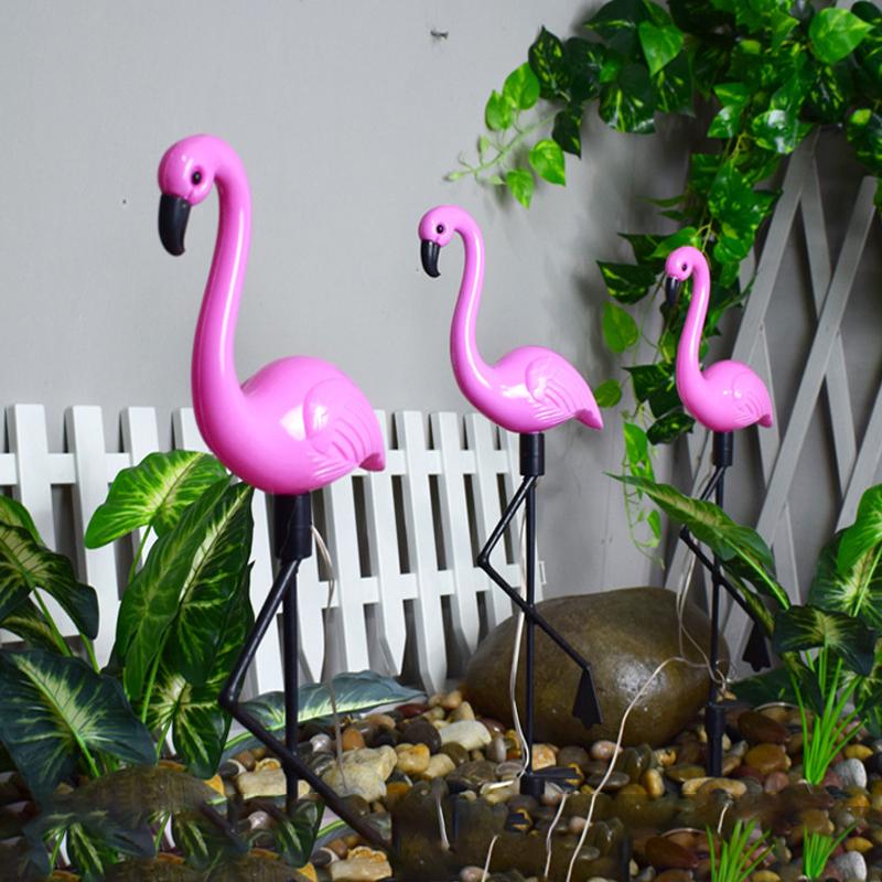 Frendorf | FlamiGlow Solar Gartenlampe | Solarbetriebene Flamingo-Deko | Wetterfeste Außenbeleuchtung für Garten & Terrasse