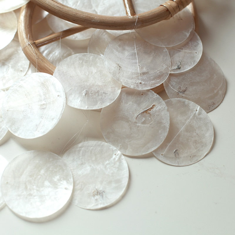 Boho Capiz Shell Windspiele und Kinderzimmermobiles