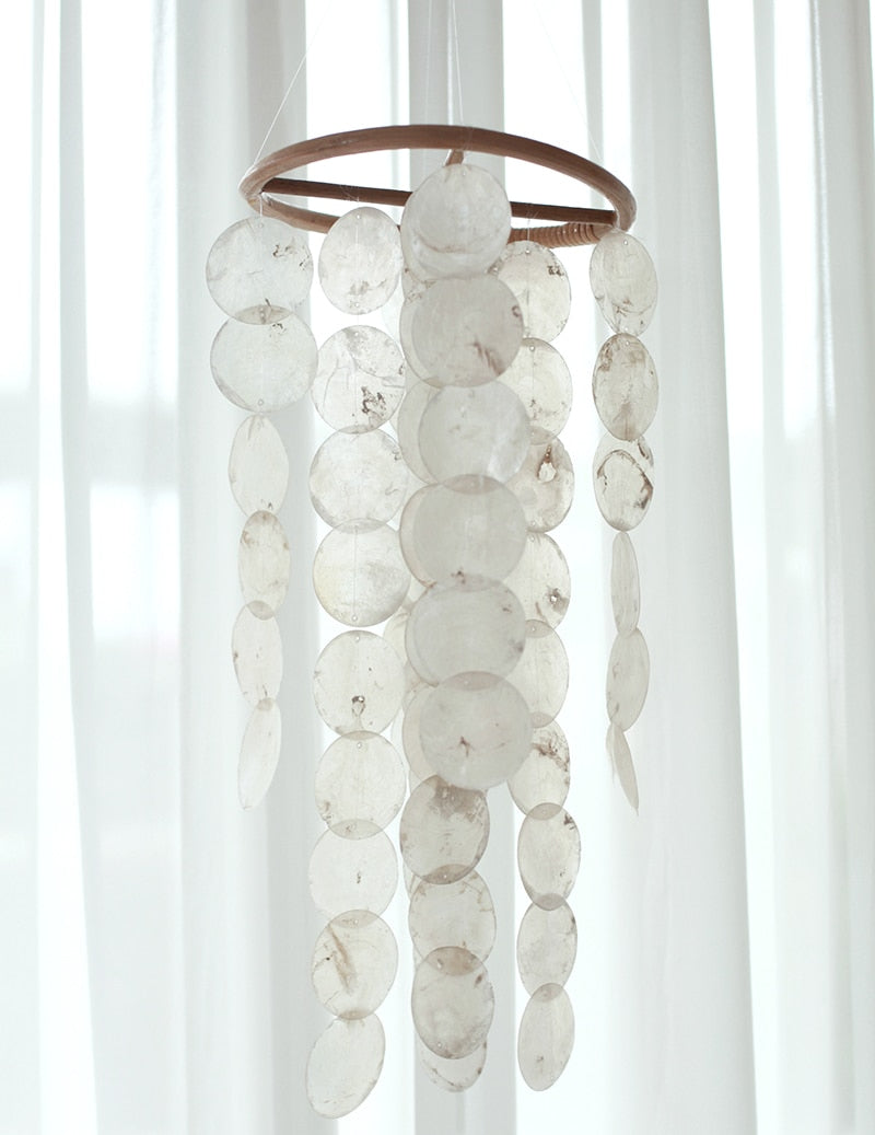 Boho Capiz Shell Windspiele und Kinderzimmermobiles