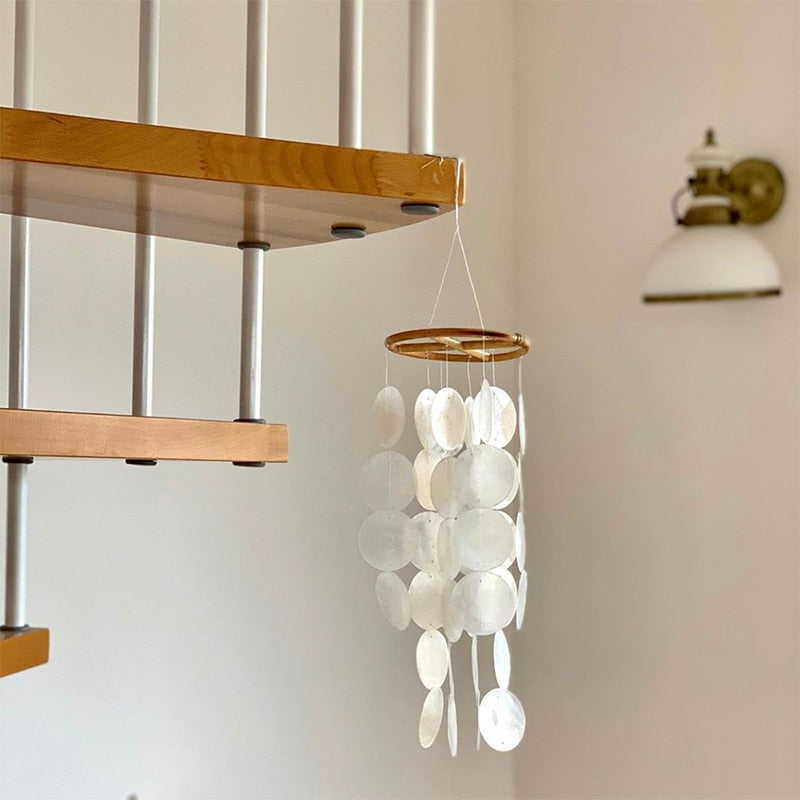 Boho Capiz Shell Windspiele und Kinderzimmermobiles