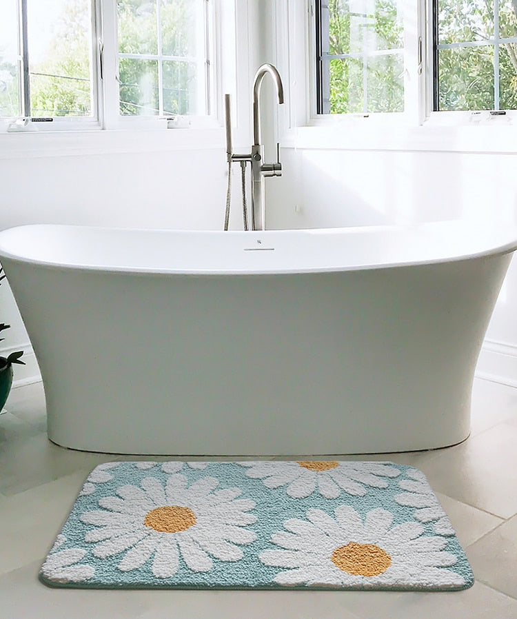 Daisy Bloom Badezimmermatte