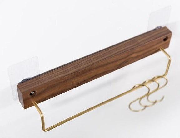 Frendorf | TowelTree Holz Handtuchständer | Minimalistisches Design | Platzsparender Handtuchhalter für Bad & Schlafzimmer