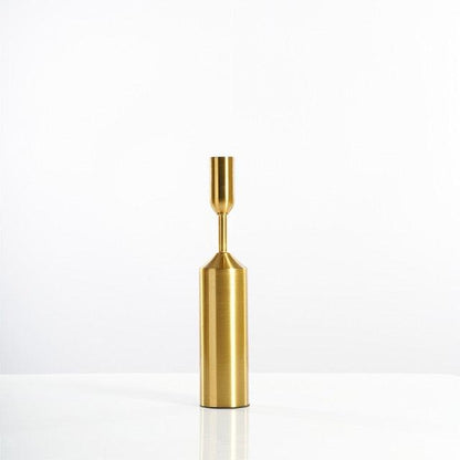 Frendorf | Aurélia Goldene Kerzenständer | Elegante Deko | Für Wohnzimmer, Esstisch & Festliche Anlässe | In Verschiedenen Stilen