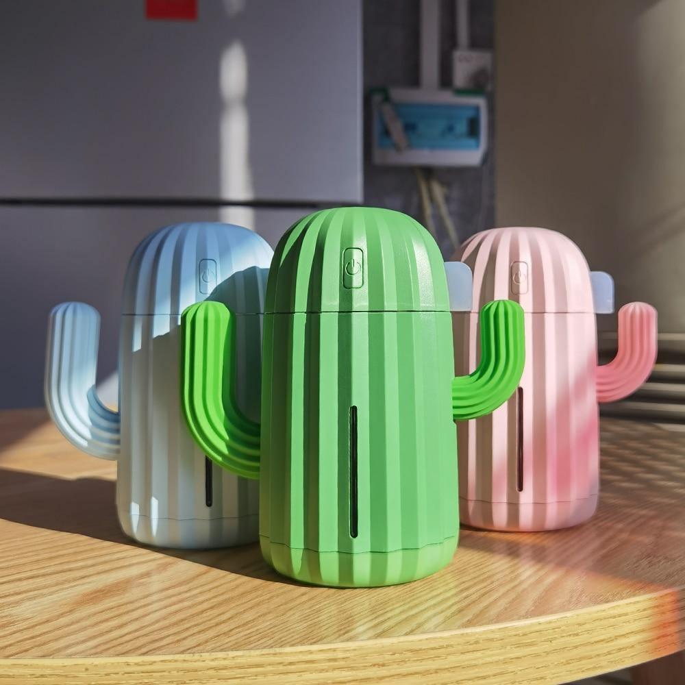 Frendorf | CactusAir Mini LED USB Luftbefeuchter | Kompakt & Stilvoll | Ideal für Zuhause & Büro