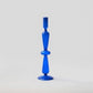 Frendorf | AzureGlow Glas-Kerzenhalter | Elegantes Design | Tafelkerzenhalter in Blau