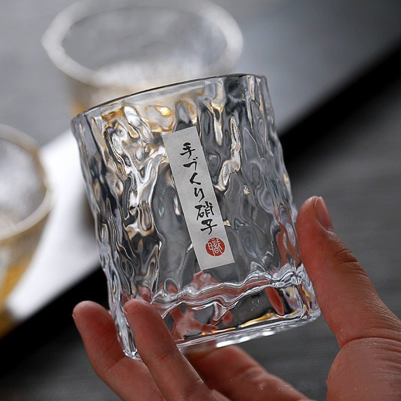 Hammered Whiskey Glas Zalipie