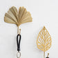 Frendorf | LeafLuxe Metall Wandhaken im Blätterdesign | Elegantes & Funktionales Dekor | In Gold & Blau erhältlich