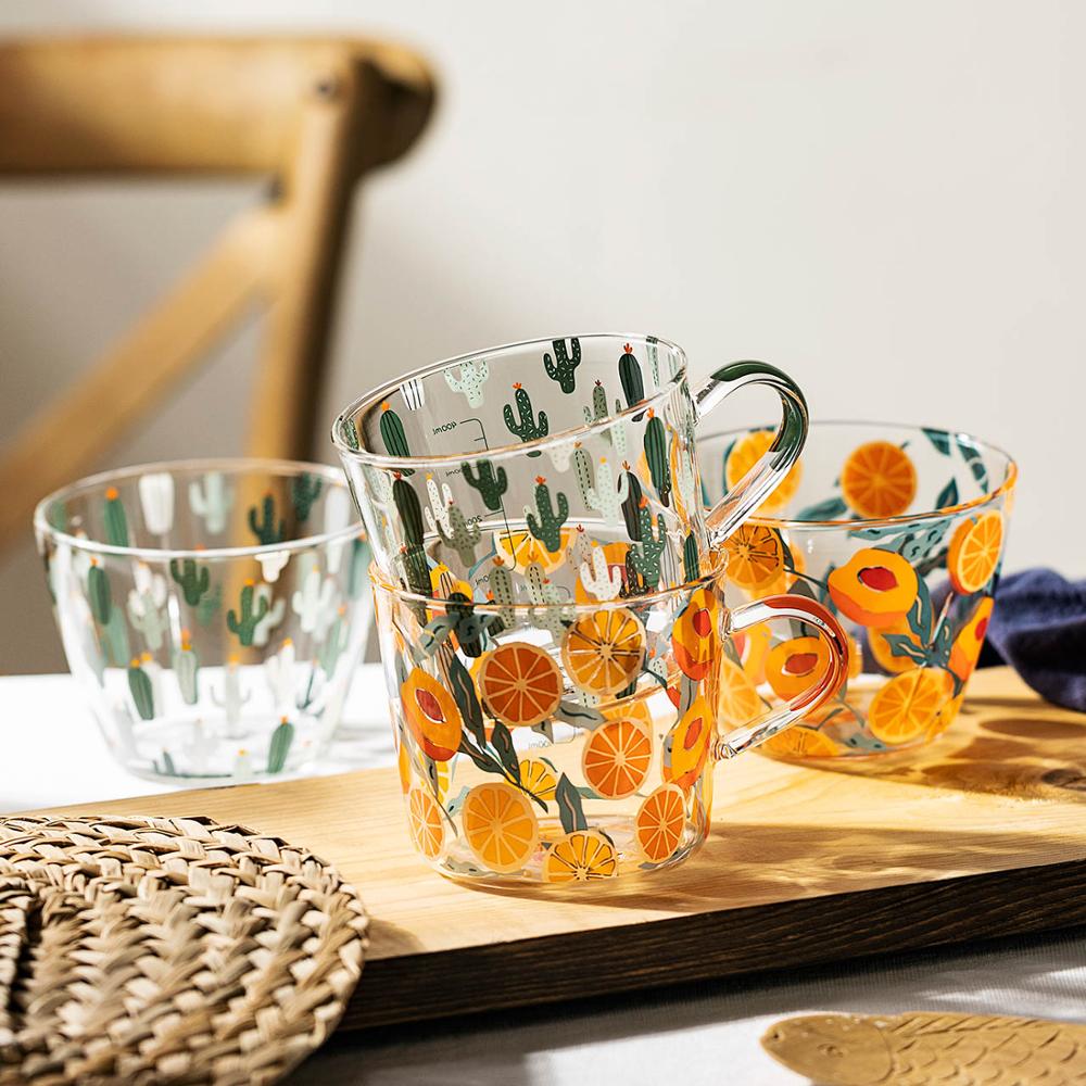 HighLand Bedruckte Glas Messbecher