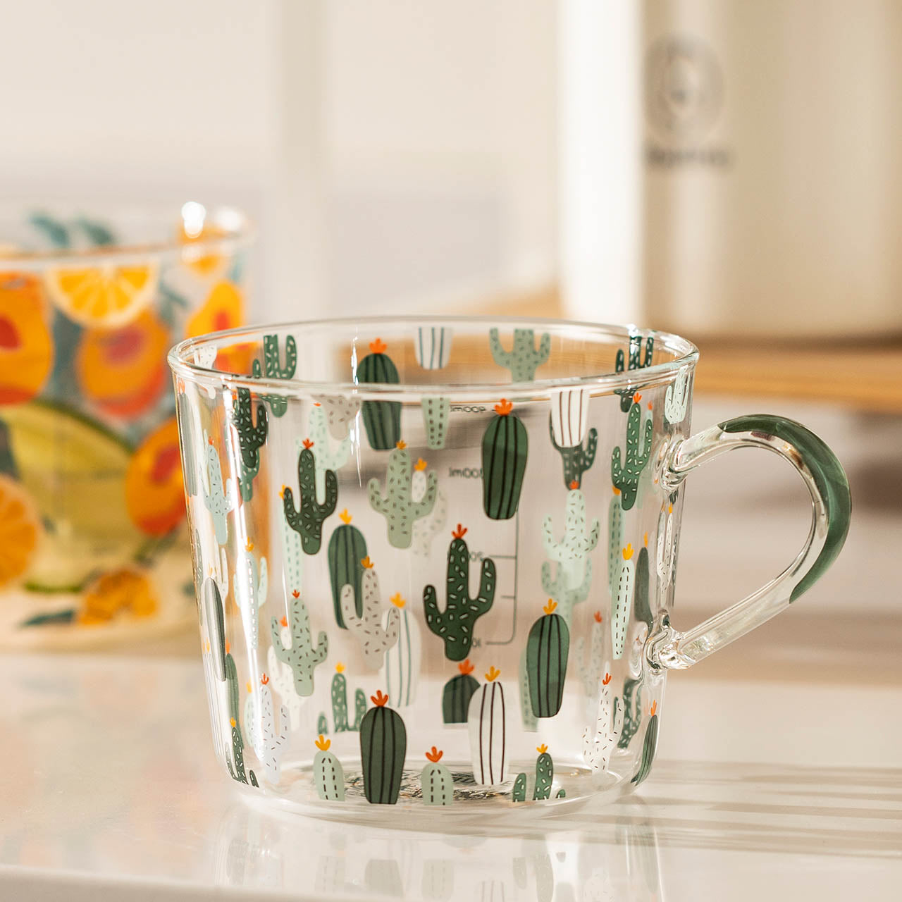 HighLand Bedruckte Glas Messbecher
