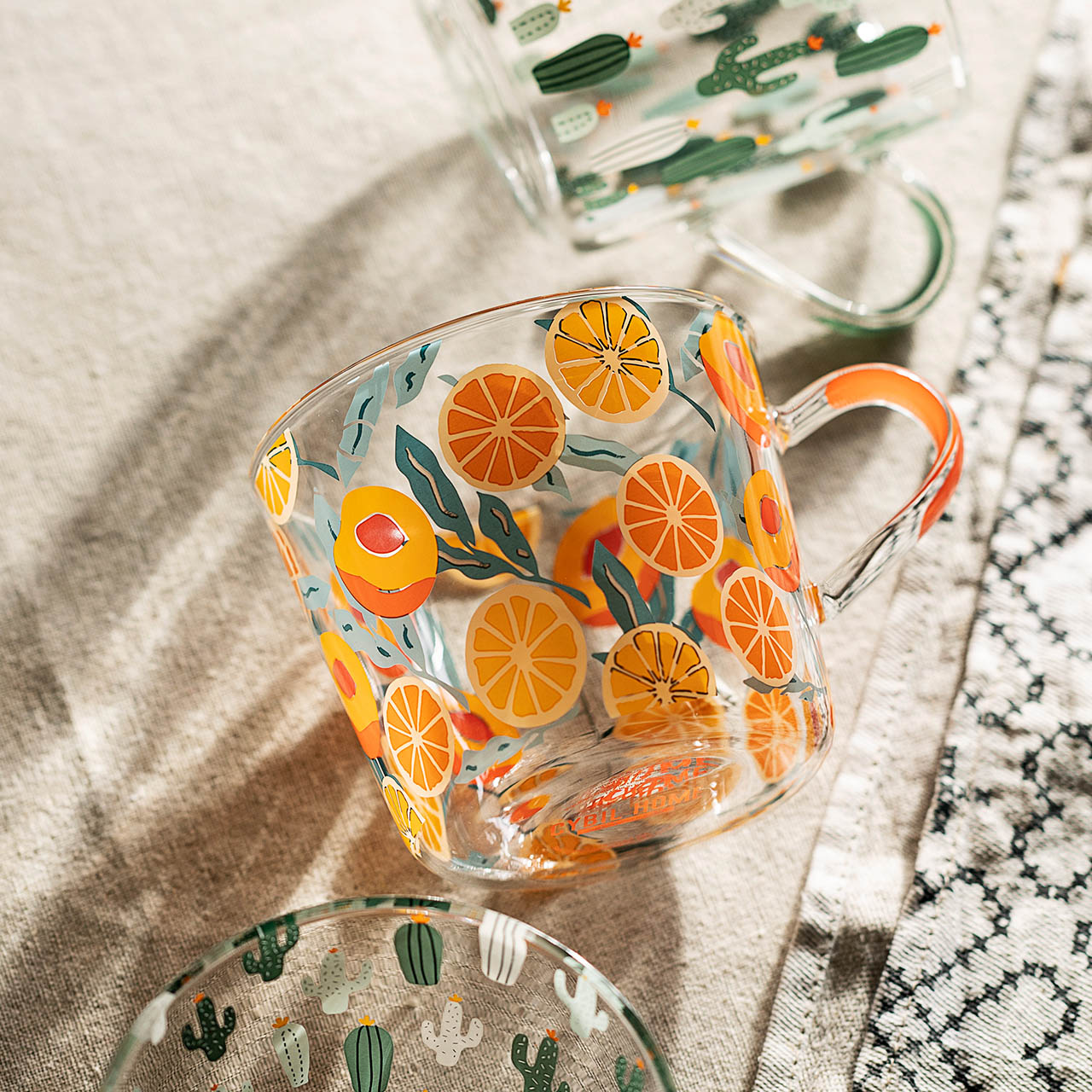 HighLand Bedruckte Glas Messbecher