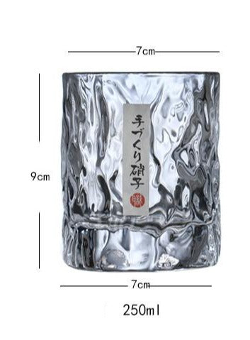 Hammered Whiskey Glas Zalipie