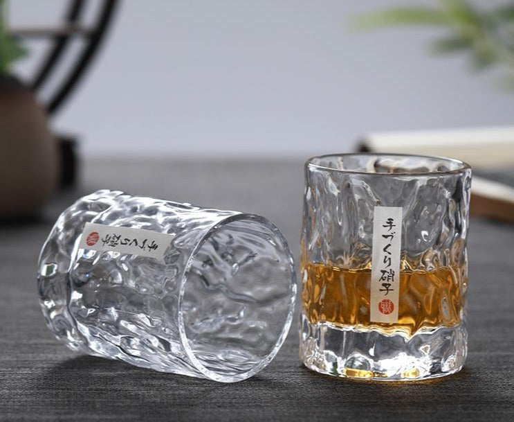 Hammered Whiskey Glas Zalipie