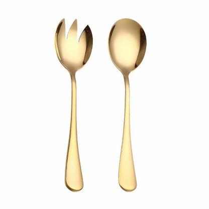 Moderne Salatbesteck- und Servierutensilien-Set