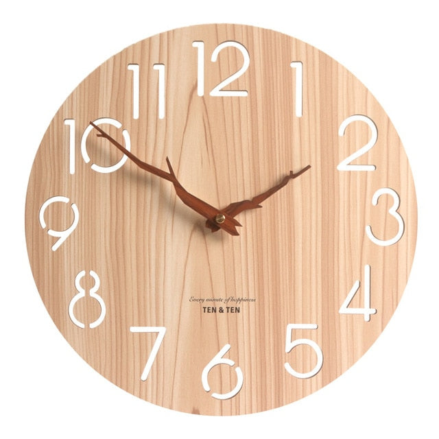 Holz Wanduhr Pooh (2 Farben)