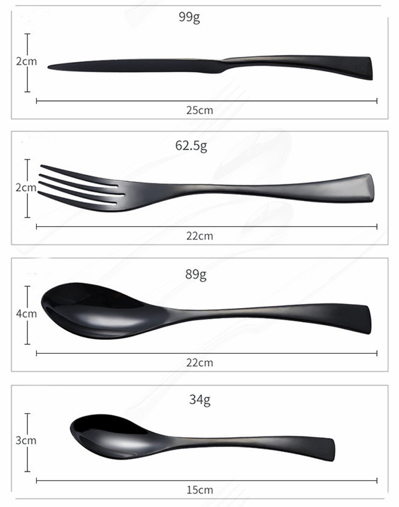 Edelstahl Besteck Geschirr Set Denali (6 Farben)