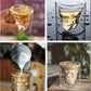 Frendorf | WhisprDuo Doppelwand-Whiskeyglas | Hohles Design | Isoliertes Glas für Drinks