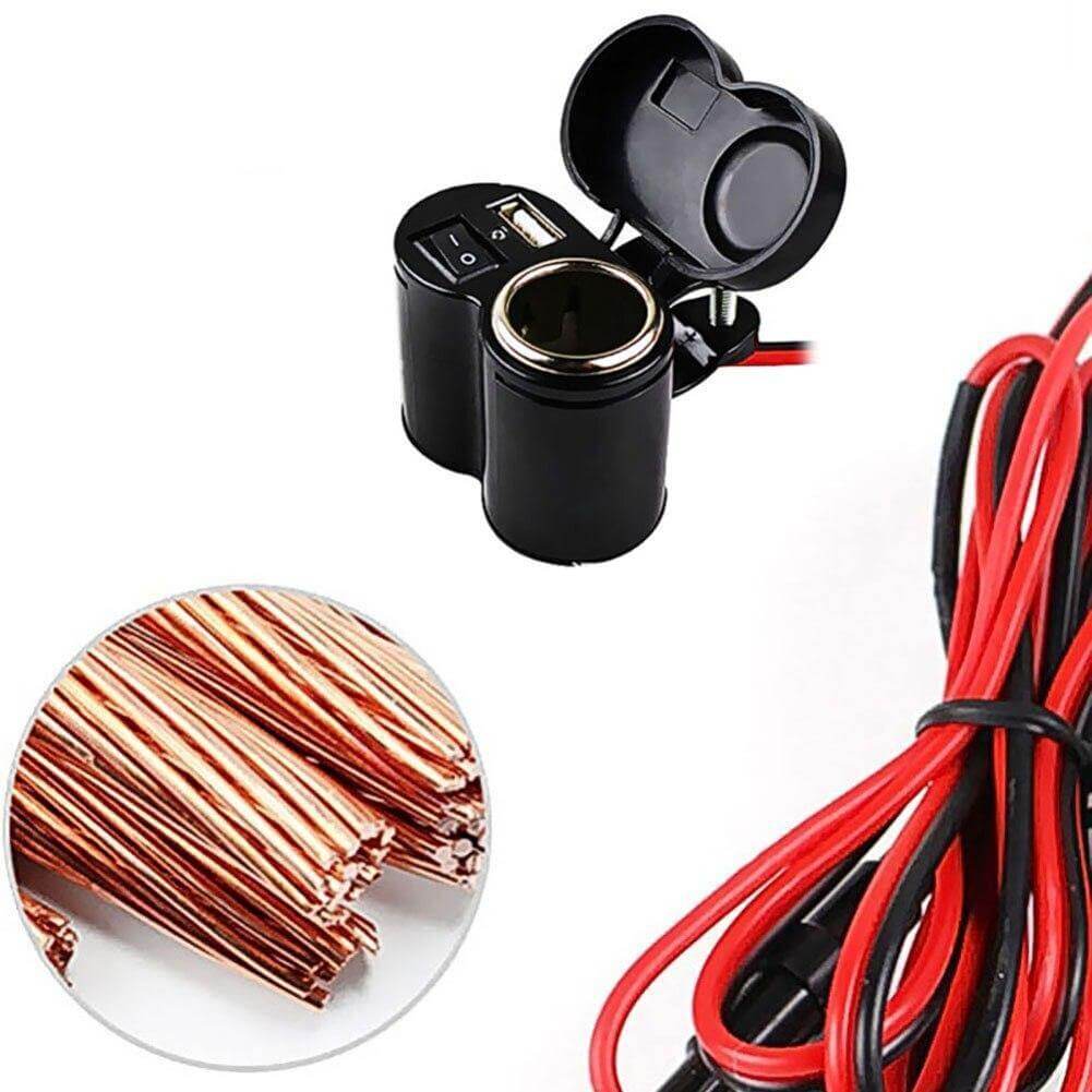 Frendorf | Motorrad wasserdichter USB-Stromladeanschluss
