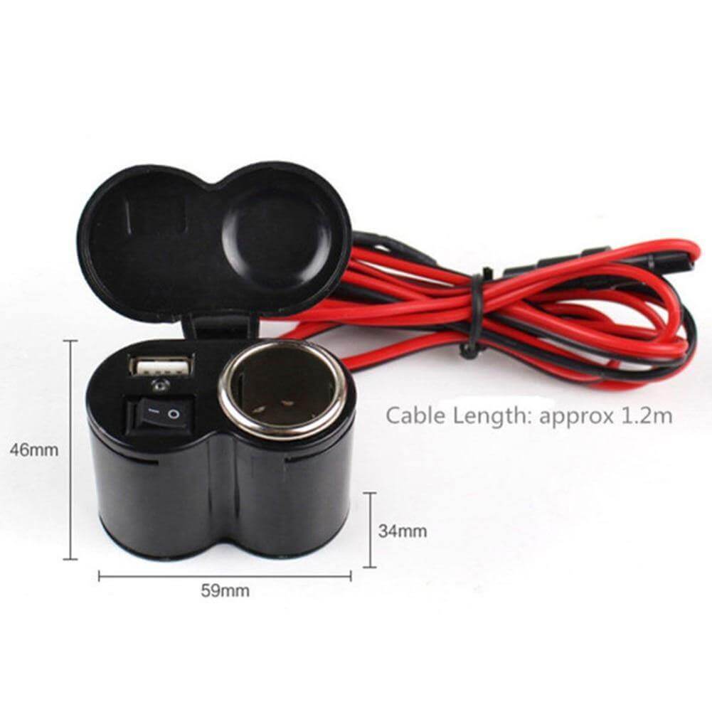 Frendorf | Motorrad wasserdichter USB-Stromladeanschluss