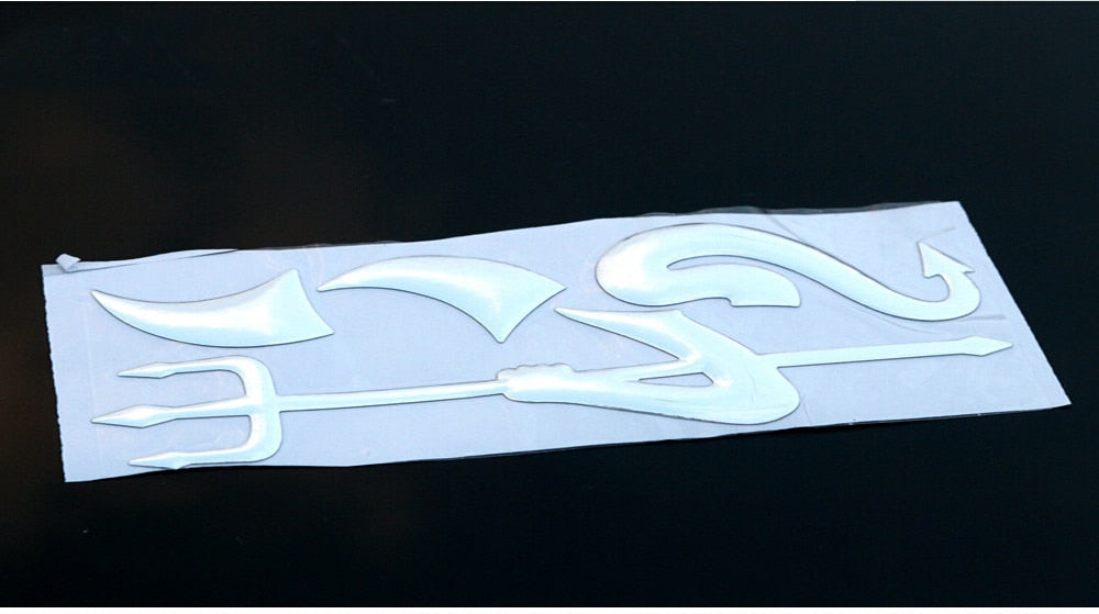 Frendorf | 3D Lustige Kleine Teufel Dämon Hörner Aufkleber für Autos