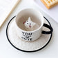 Versteckte Katze Keramiktasse