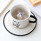 Versteckte Katze Keramiktasse