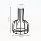 Frendorf | VaseTech Testrohr-Vase mit Metallständer | Modernes Design | Minimalistische Dekoration für Zuhause & Büro