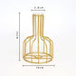 Frendorf | VaseTech Testrohr-Vase mit Metallständer | Modernes Design | Minimalistische Dekoration für Zuhause & Büro