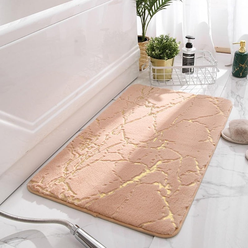 Frendorf | Rutschfeste - Elegante Badematte mit Golddesign