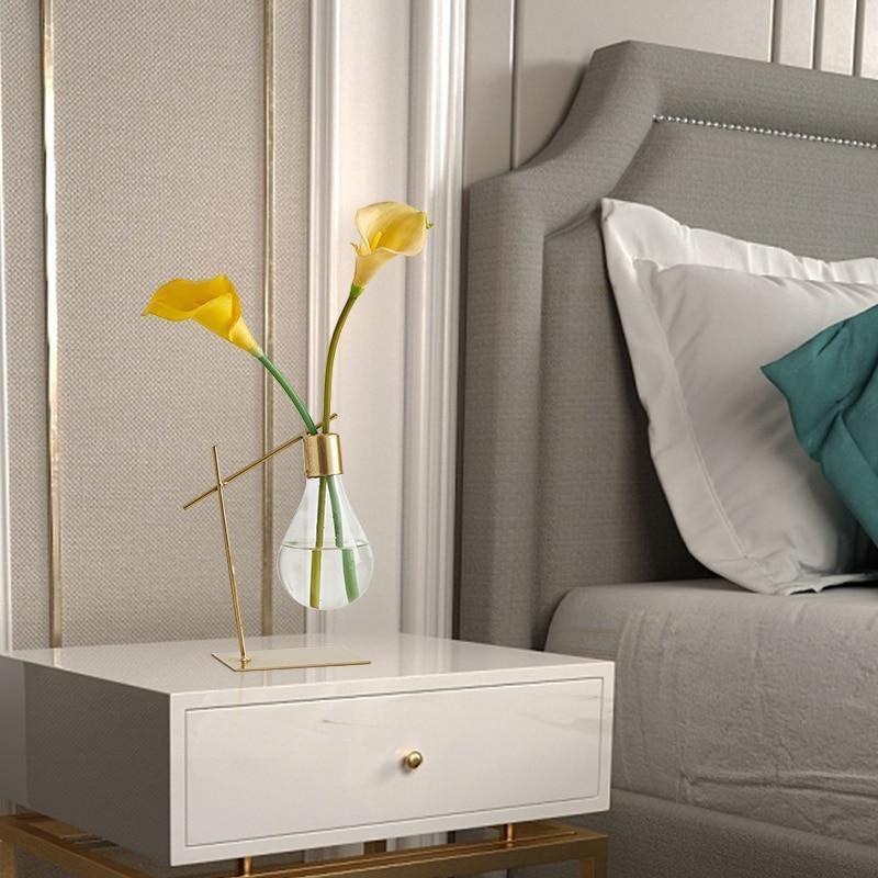 Frendorf | BloomBulb Pflanzenvermehrungs Vase | Zeitloses Design | Deko für Zuhause & Büro | Einzel & Doppel