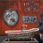 Modern Retro Bathroom - Canvas Wall Art Painting