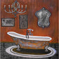 Modern Retro Bathroom - Canvas Wall Art Painting