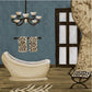 Modern Retro Bathroom - Canvas Wall Art Painting