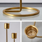 Frendorf | CandleLuxe Metall Kerzenhalter & Kandelaber | Modernes Design | In Gold & Schwarz erhältlich
