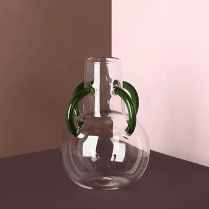 Frendorf | AurumVase Verspielte Glasvase mit Farbtönen | Modernes Design | Deko-Highlight für Wohnzimmer & Küche