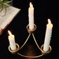 Frendorf | CandleLuxe Metall Kerzenhalter & Kandelaber | Modernes Design | In Gold & Schwarz erhältlich