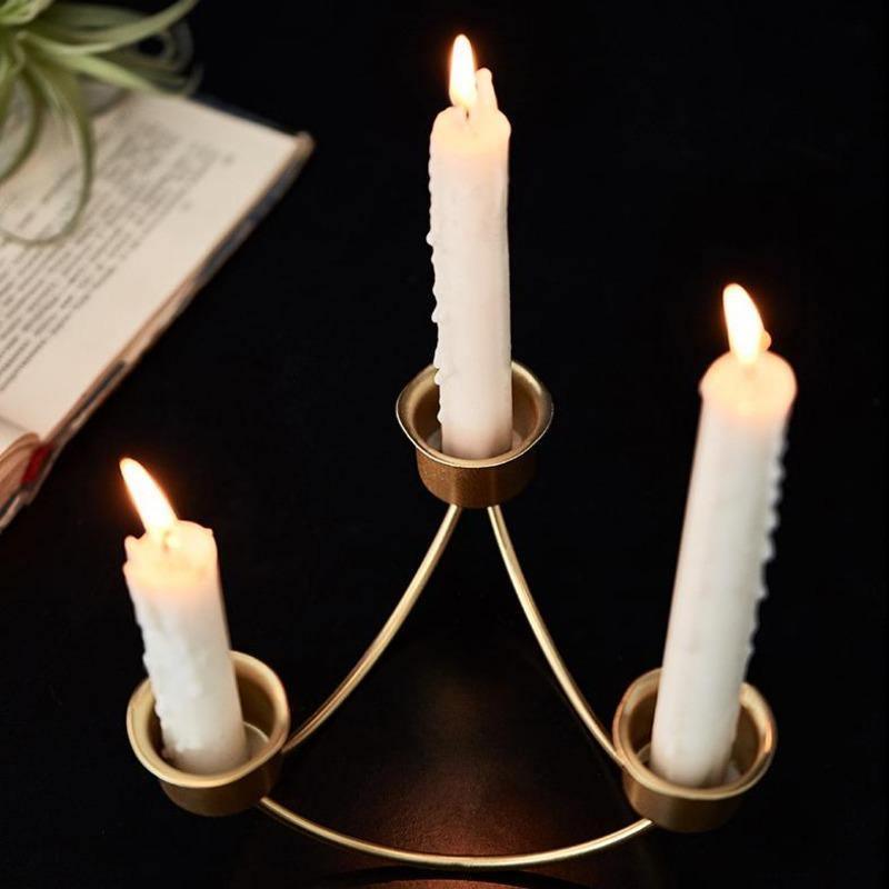 Frendorf | CandleLuxe Metall Kerzenhalter & Kandelaber | Modernes Design | In Gold & Schwarz erhältlich