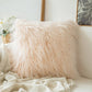 Frendorf | PlushFrost Weiches Kunstfell Kissenbezug | Flauschige Dekoration | Luxus-Kissenbezug für Sofa & Bett