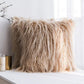 Frendorf | PlushFrost Weiches Kunstfell Kissenbezug | Flauschige Dekoration | Luxus-Kissenbezug für Sofa & Bett