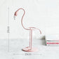 Frendorf | FlamigoBloom Tropische Deko-Vase | Zimmerpflanzengefäß | Stilvolle Glasvase mit Flamingo-Design